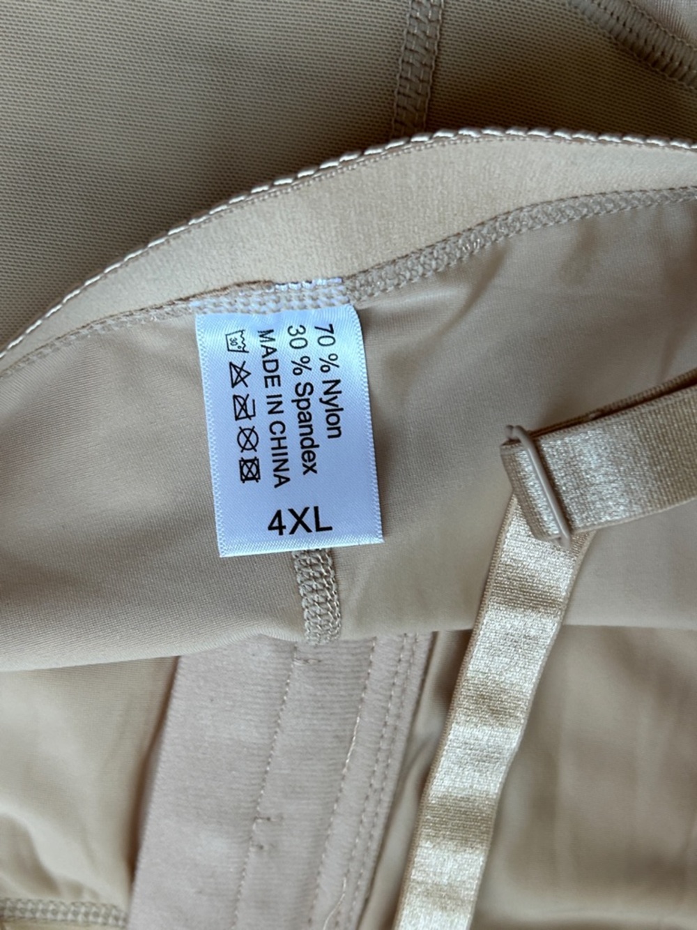 NWT Shapellx AirSlim Full Body Shaper - Butt Lifter Faja - 4XL Cream - Picture 4 of 4